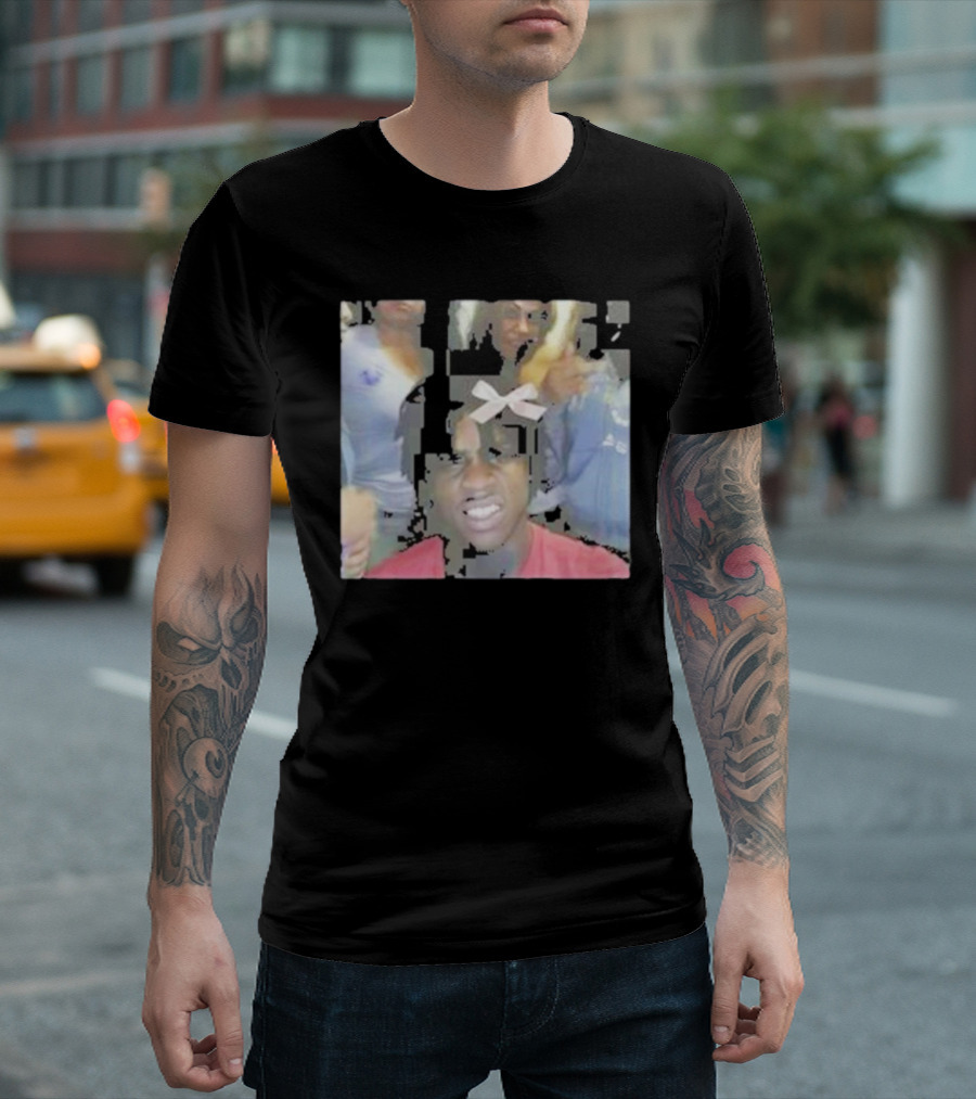 Chief Keef Coquette Pixelated Bow Selfie Vibe T-Shirt