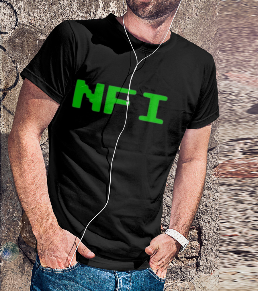 Ewanmitchellitalia Warchild NFI Green Text T-Shirt