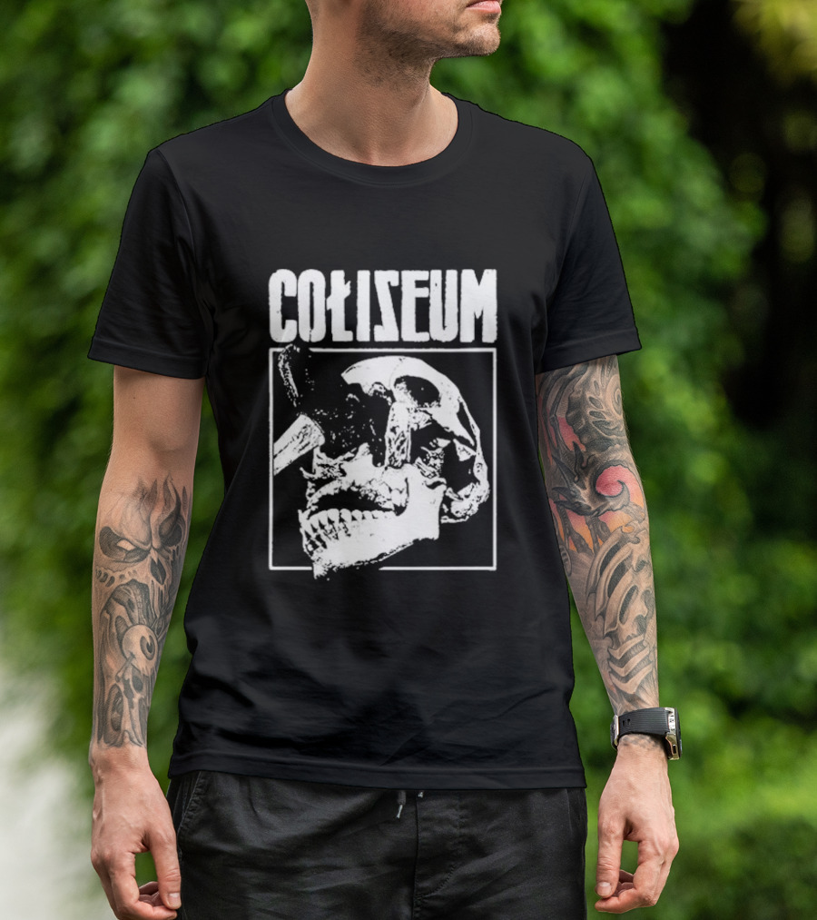 Coliseum Skull With Hammer T-Shirt