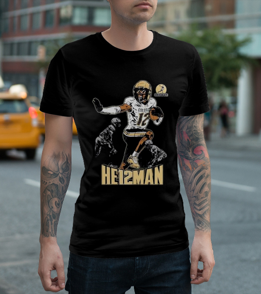 Heisman Colorado Football He12man Winner Travis Hunter T-Shirt