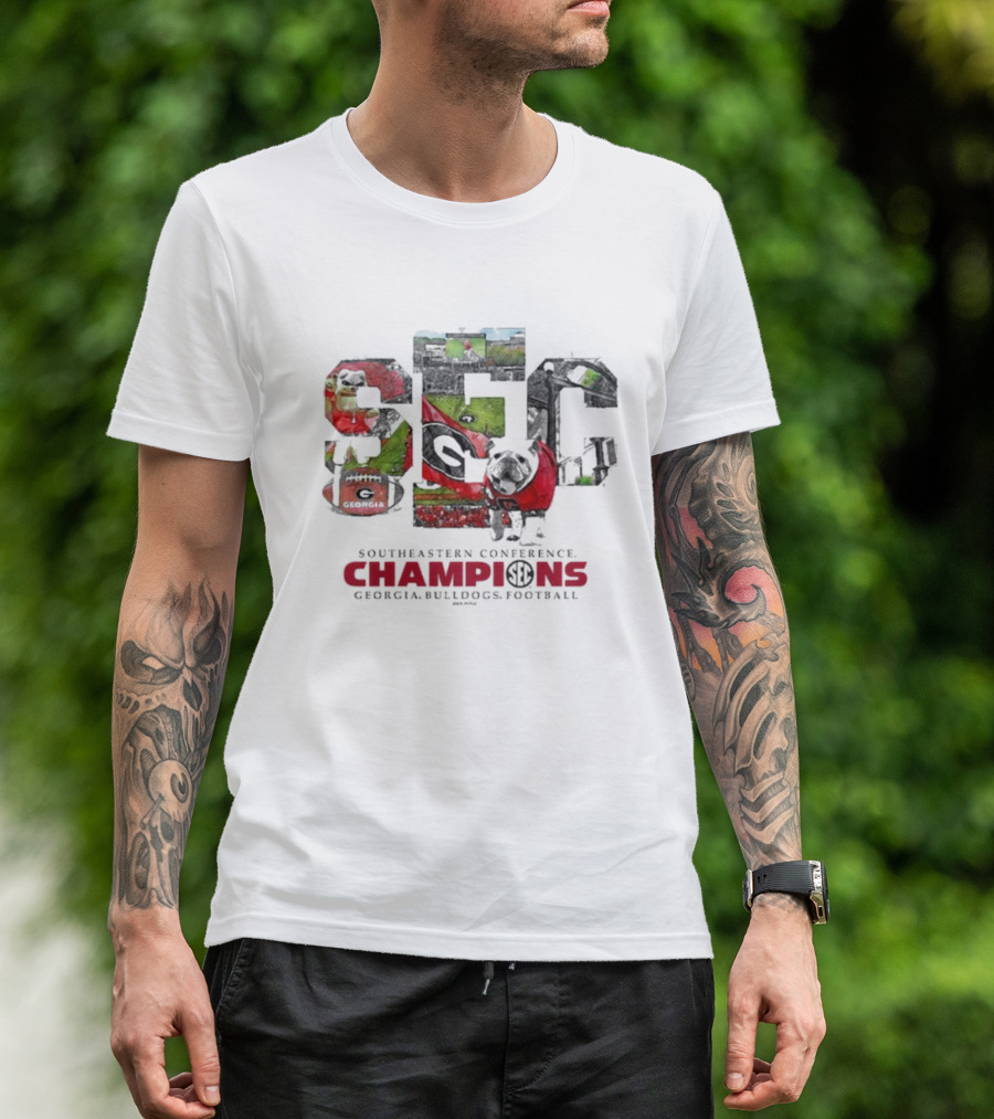 Southeastern Conference Champions Georgia Bulldogs Football SEC T-Shirt