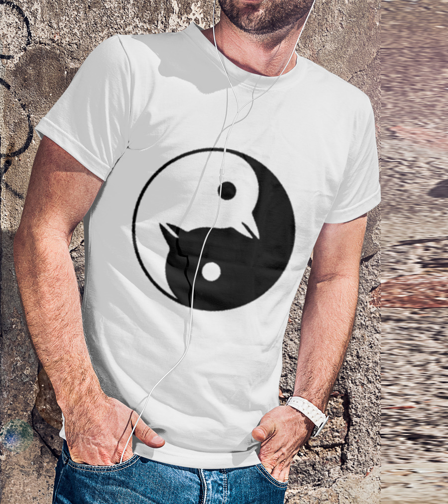 Yin Yang Penguins Pinguini Tattici Nucleari T-Shirt