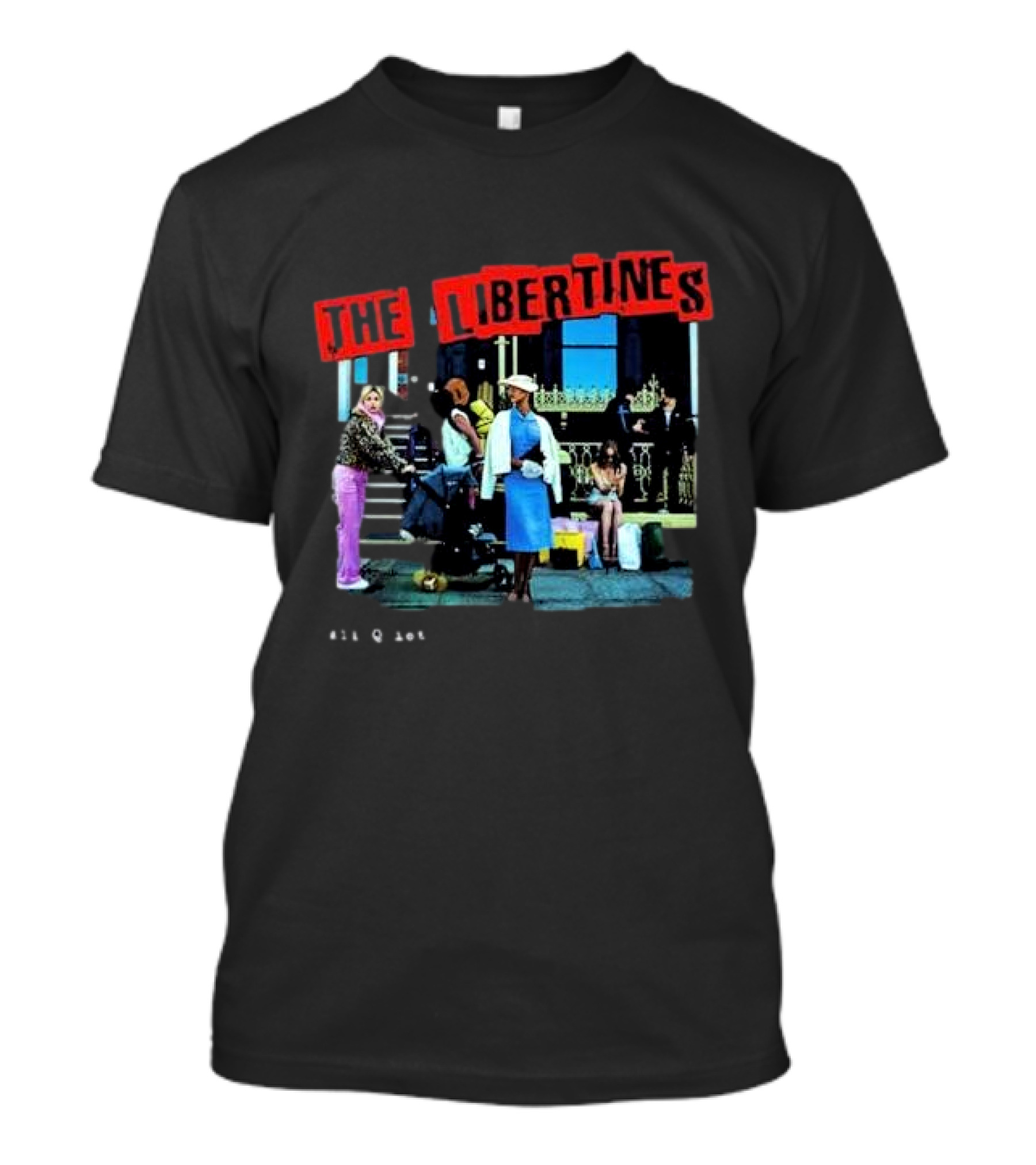 The Libertines All Quiet On The Eastern Esplanade Text And Urban Street Scene T-Shirt