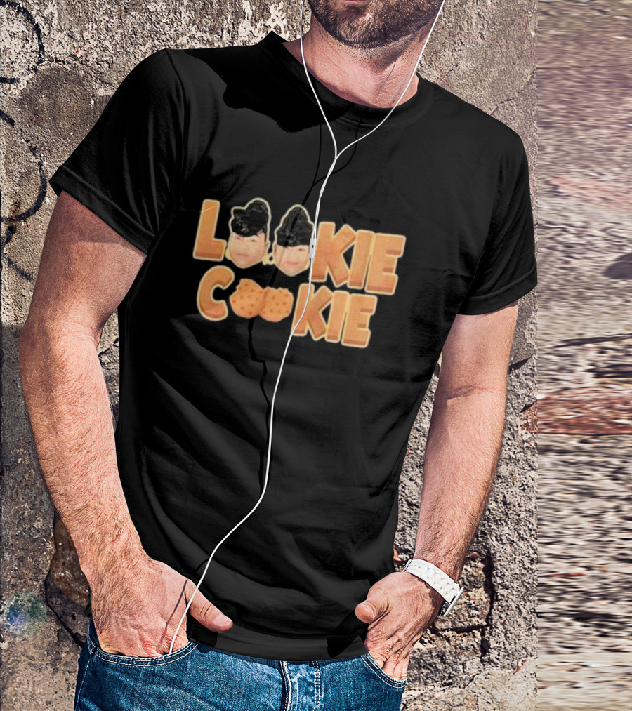Turnuptwinstv X Lookie Cookie Faces And Text Fun T-Shirt