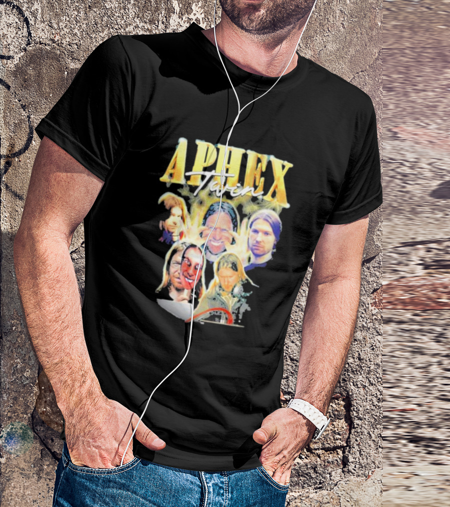 Aphex Twin Warp Music Iconic Faces Collection T-Shirt