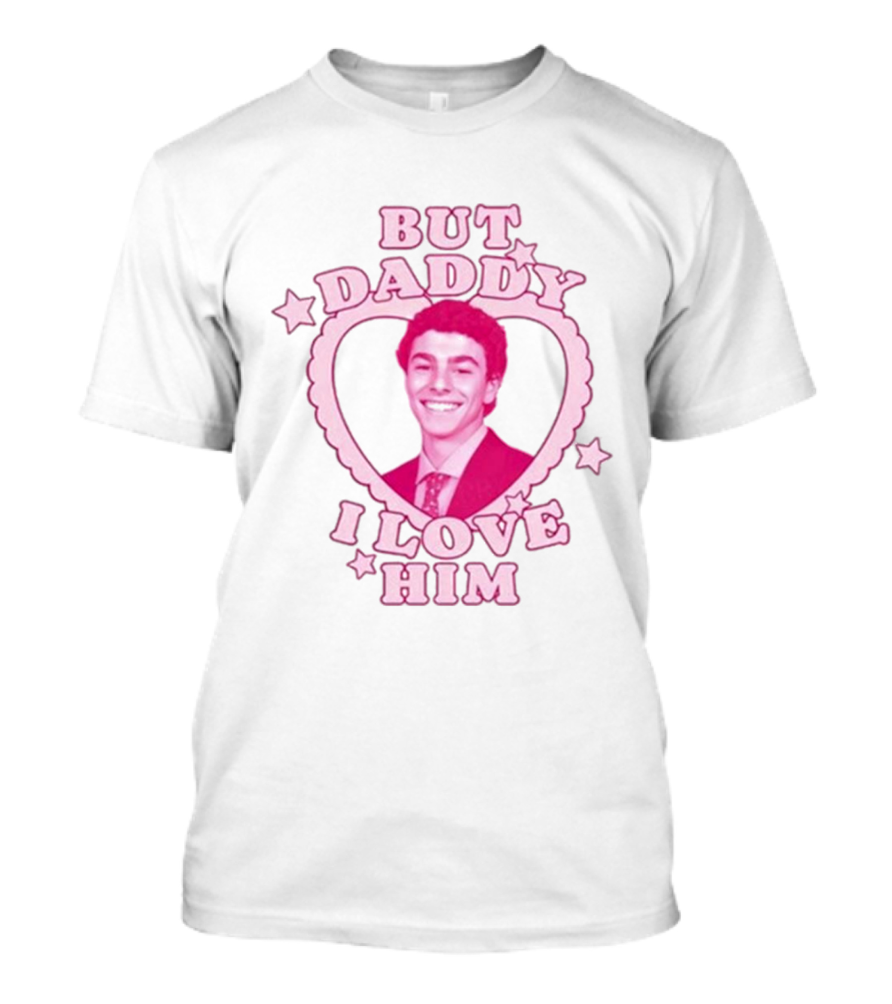 But Daddy I Love Him Luigi Mangione Heart Frame T-Shirt