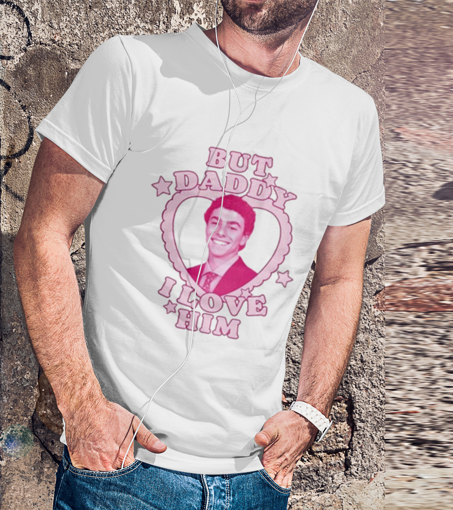 But Daddy I Love Him Luigi Mangione Heart Frame T-Shirt