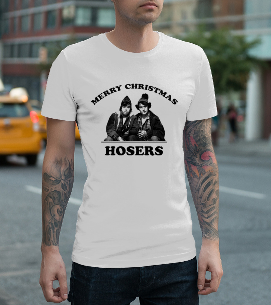 Merry Christmas Hosers Craig Baird Duo Holiday Iconic Reference T-Shirt