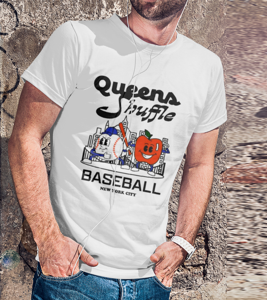 Queens Shuffle Baseball New York City T-Shirt