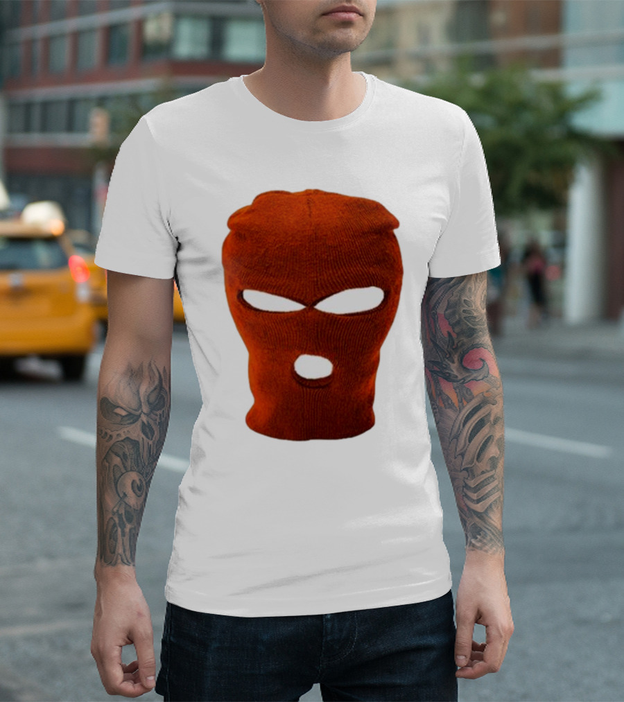 Nobigdyl Rob Hell Red Ski Mask T-Shirt