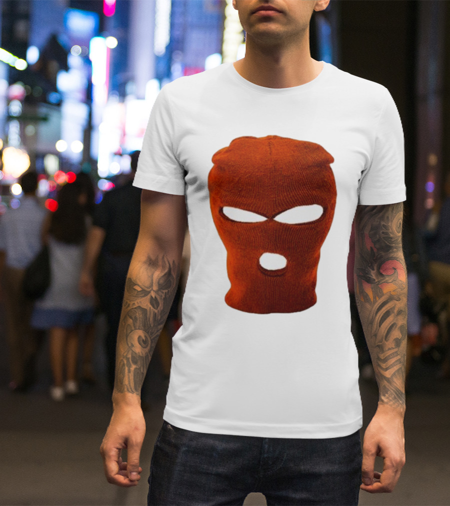 Nobigdyl Rob Hell Red Ski Mask T-Shirt