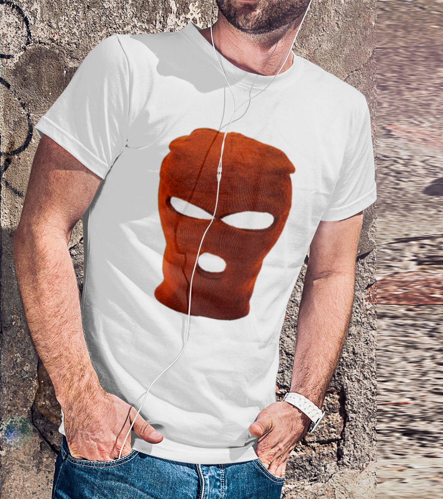 Nobigdyl Rob Hell Red Ski Mask T-Shirt