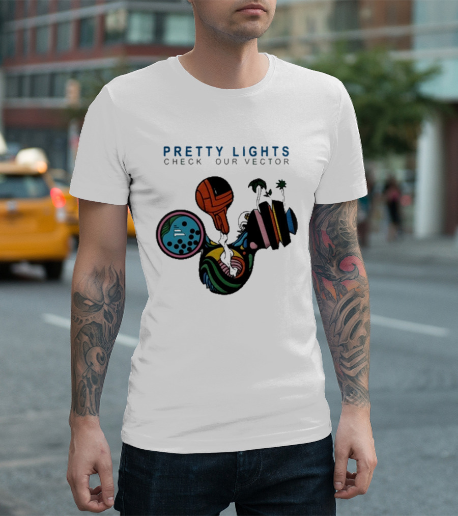 Pretty Lights Check Our Vector New T-Shirt