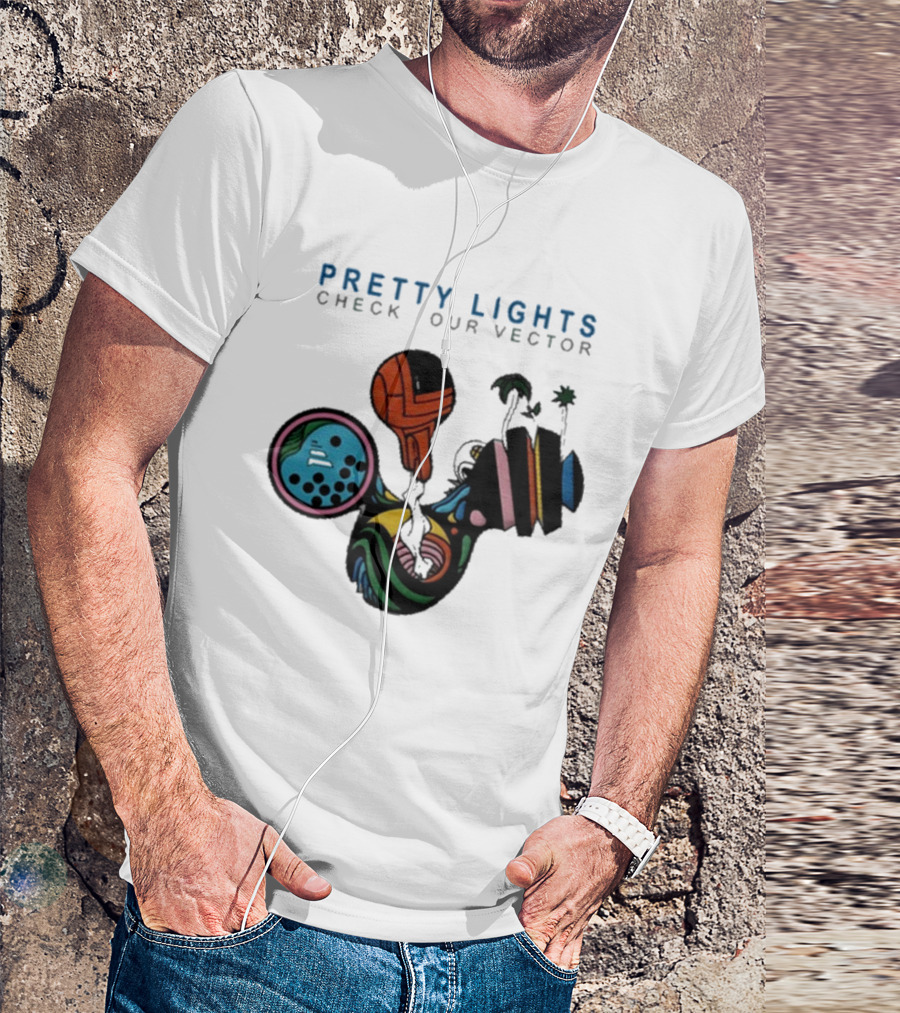 Pretty Lights Check Our Vector New T-Shirt