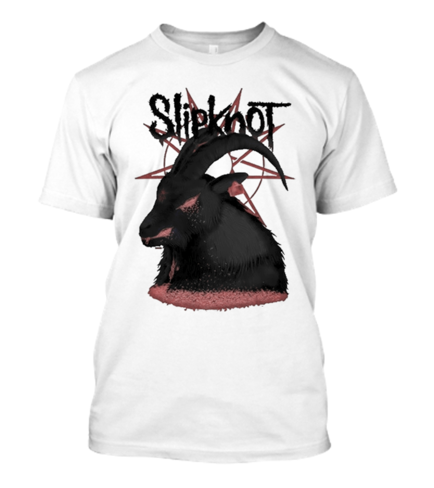 Slipknot Goat Head Symbol With Inverted Star Design For Dec 18 2024 Utilita Arena Birmingham UK Tour T-Shirt