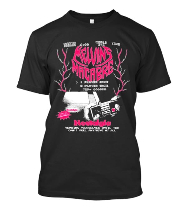 Melvins Macabre Nostalgia Numbing Yourself World View Meatcanyon 1 Player 2 Player Game 000000 T-Shirt