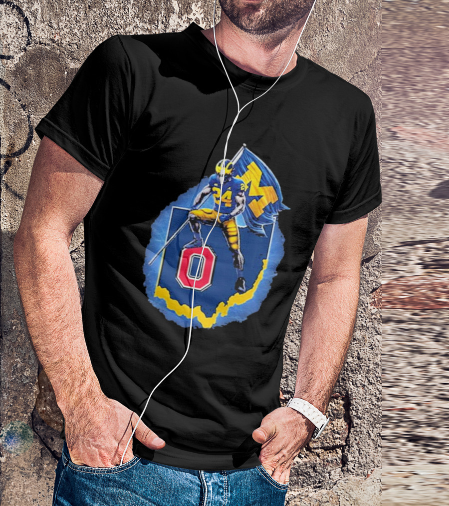 Michigan Victory Over Ohio Four Consecutive Wins Football Rivalry T-Shirt