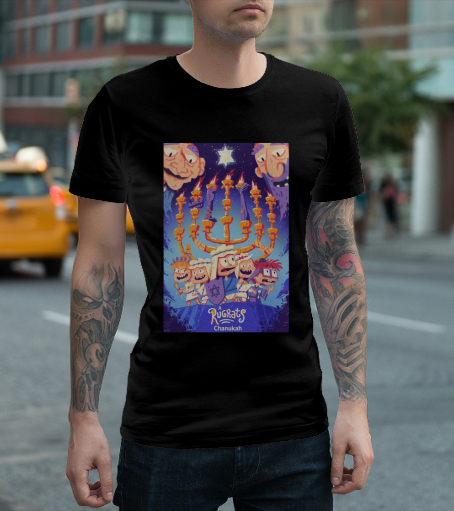 Mondo Debuts A Rugrats Chanukah With Menorah Adventure T-Shirt