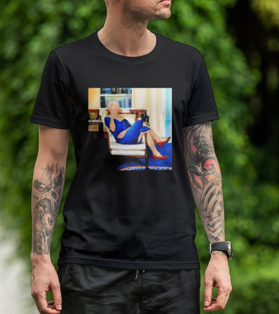 Parsing Bill Clinton Blue Dress Jeffrey Epstein Home T-Shirt