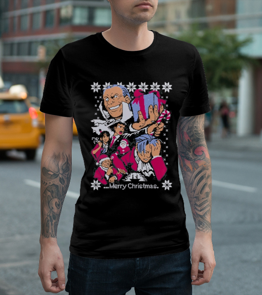 Merry Christmas Turnabout with Nina Matsumoto Characters T-Shirt