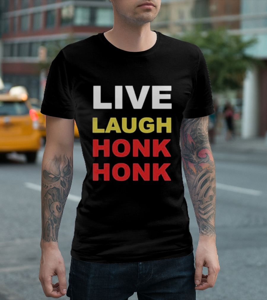 Tank Ledger Live Laugh Honk Honk Funny Clown Meme T-Shirt
