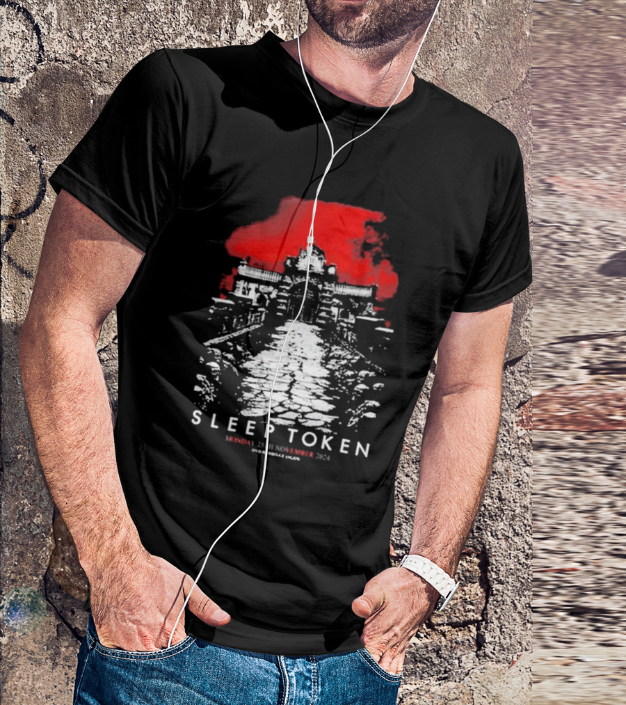 Sleep Token Glasgow 25th November 2024 Event T-Shirt