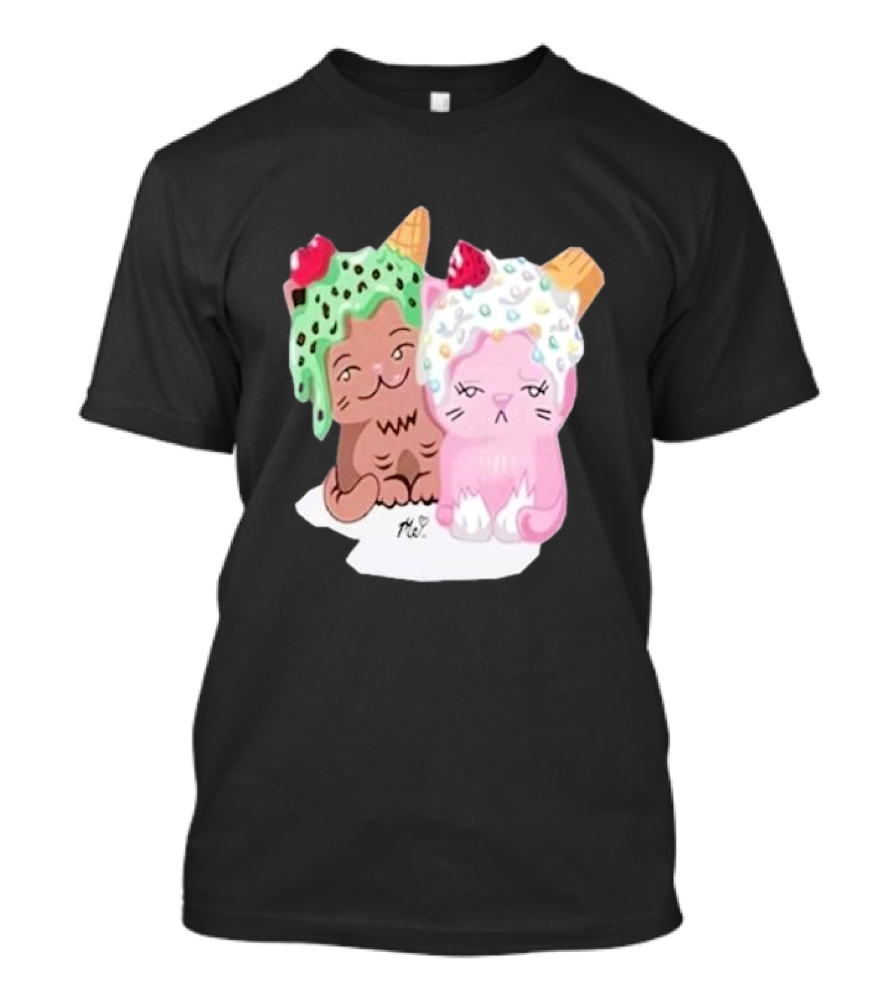Moriah Elizabeth Ice Cream Cats Meh79 Squishmallow T-Shirt
