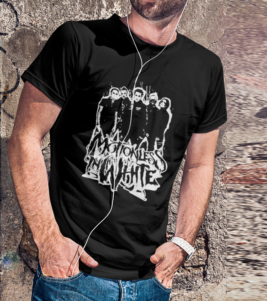 Motionless In White Band Members Paint Splatter T-Shirt