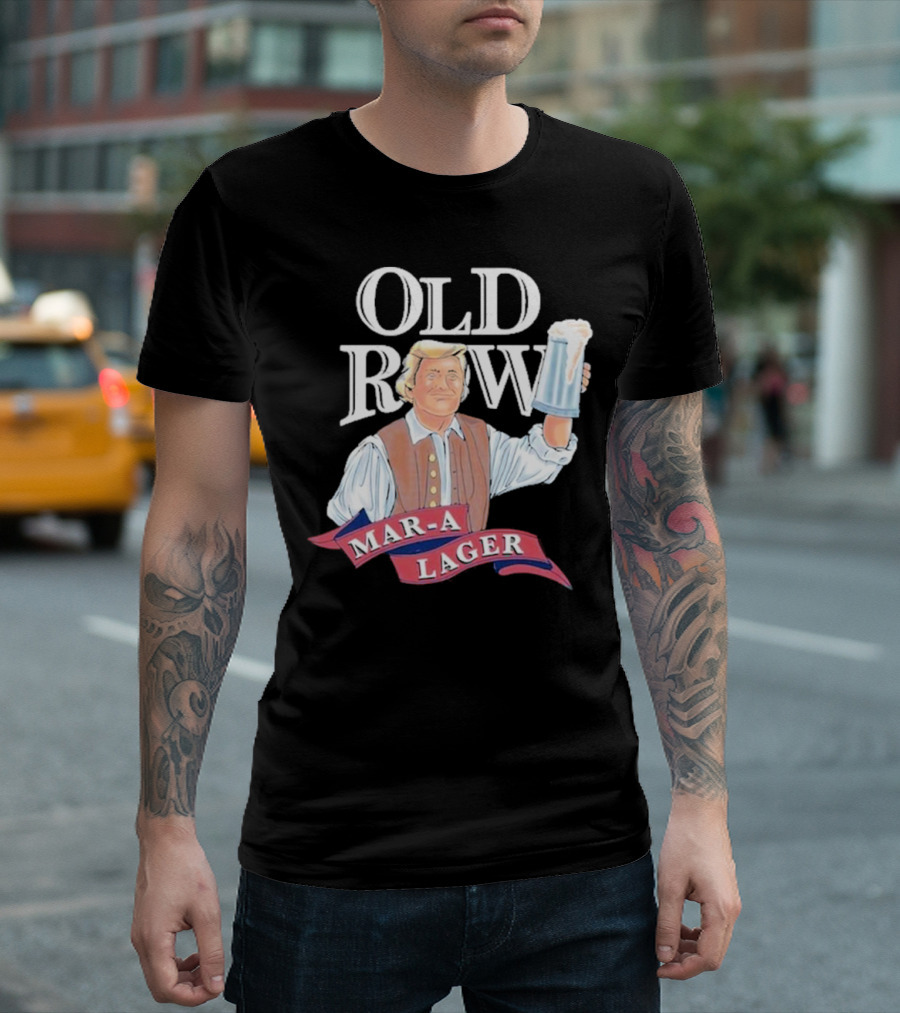 Old Row Mar-A Lager Vintage Style Cheers Figure T-Shirt