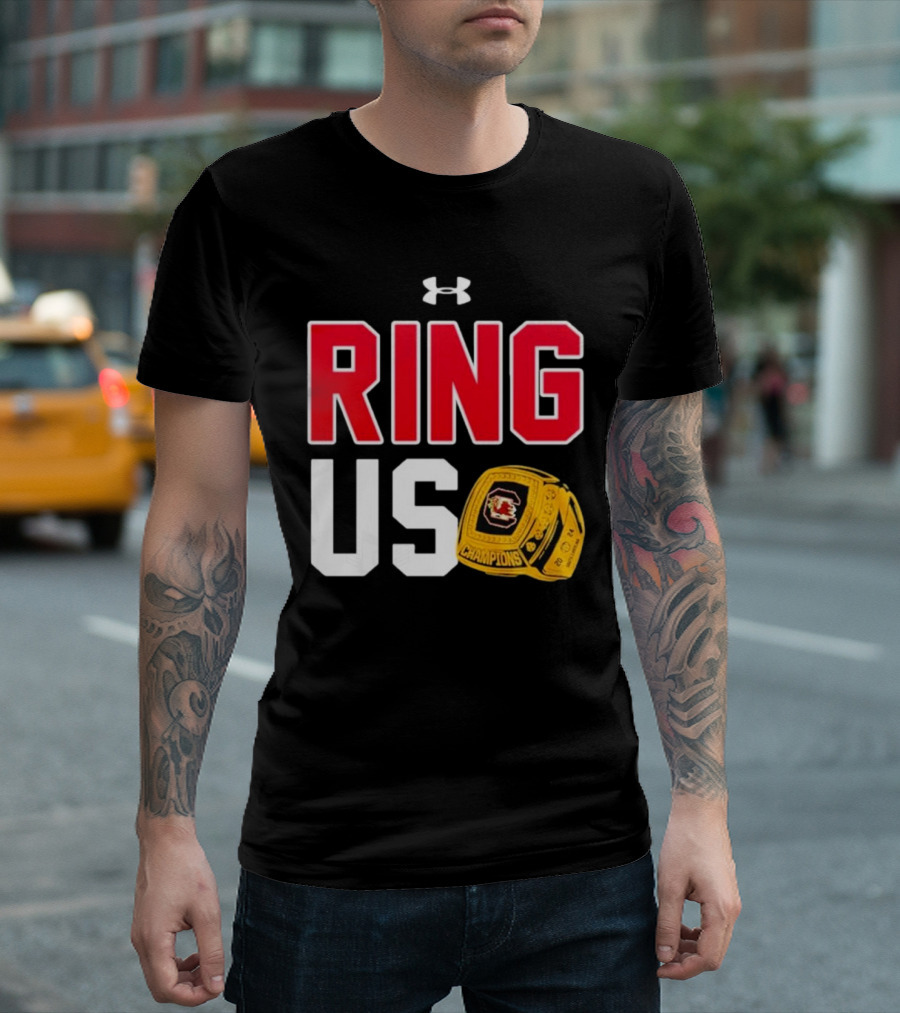 South Carolina Gamecocks Women's Basketball Ring Us Champions T-Shirt