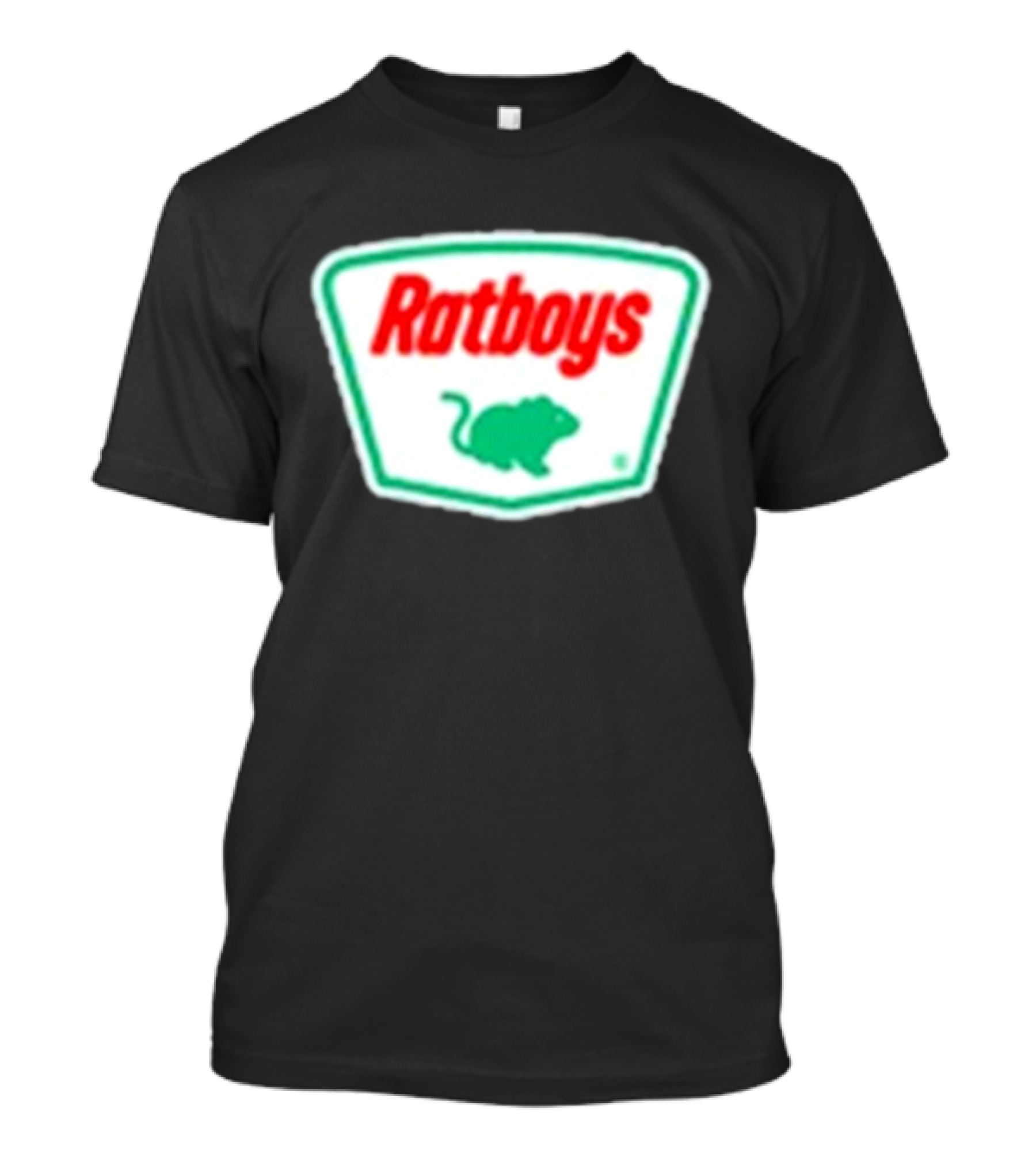 Ratboys Sinclair Tour Logo Green Rat T-Shirt