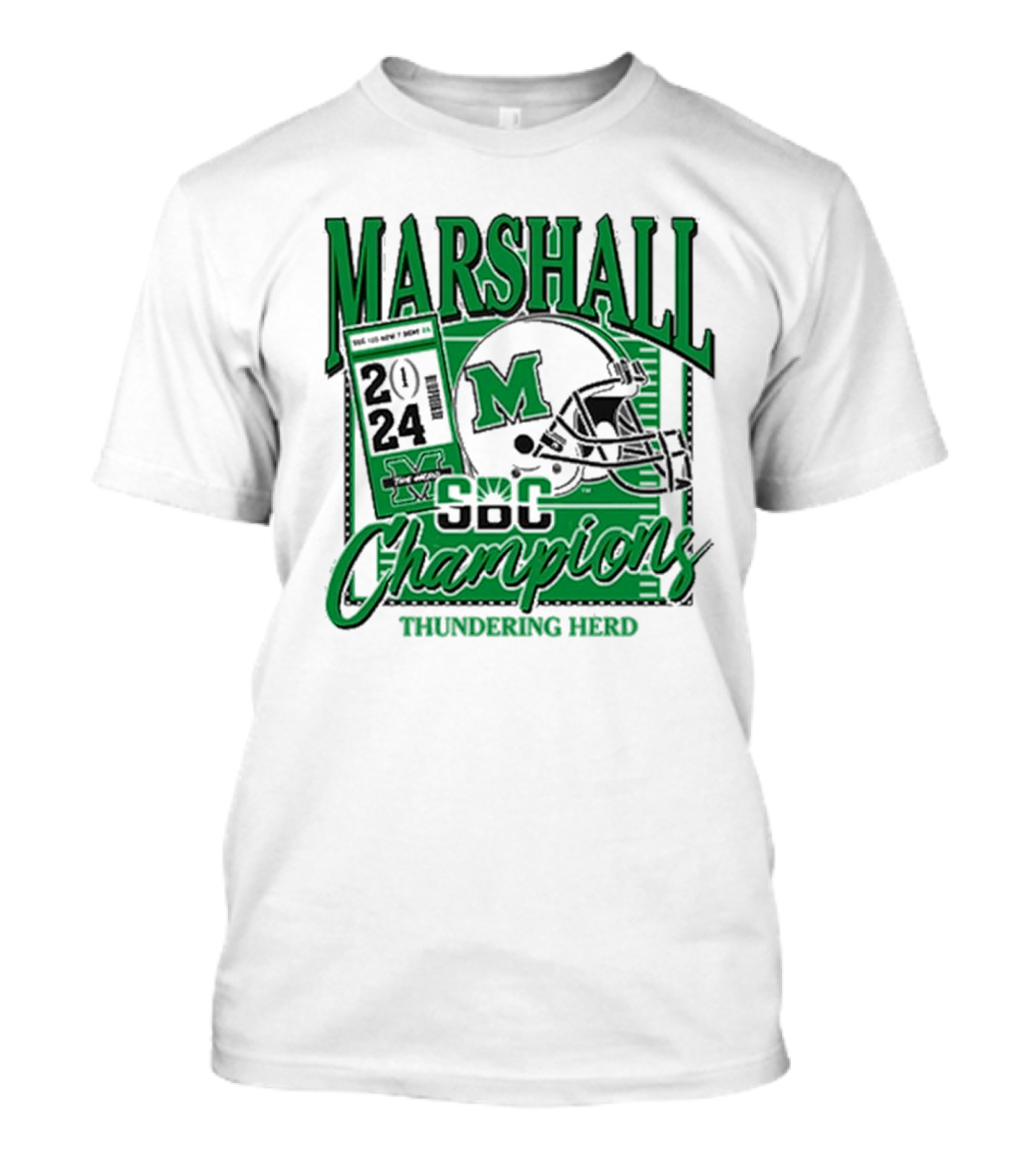 Marshall Thundering Herd 2024 SBC Champions T-Shirt