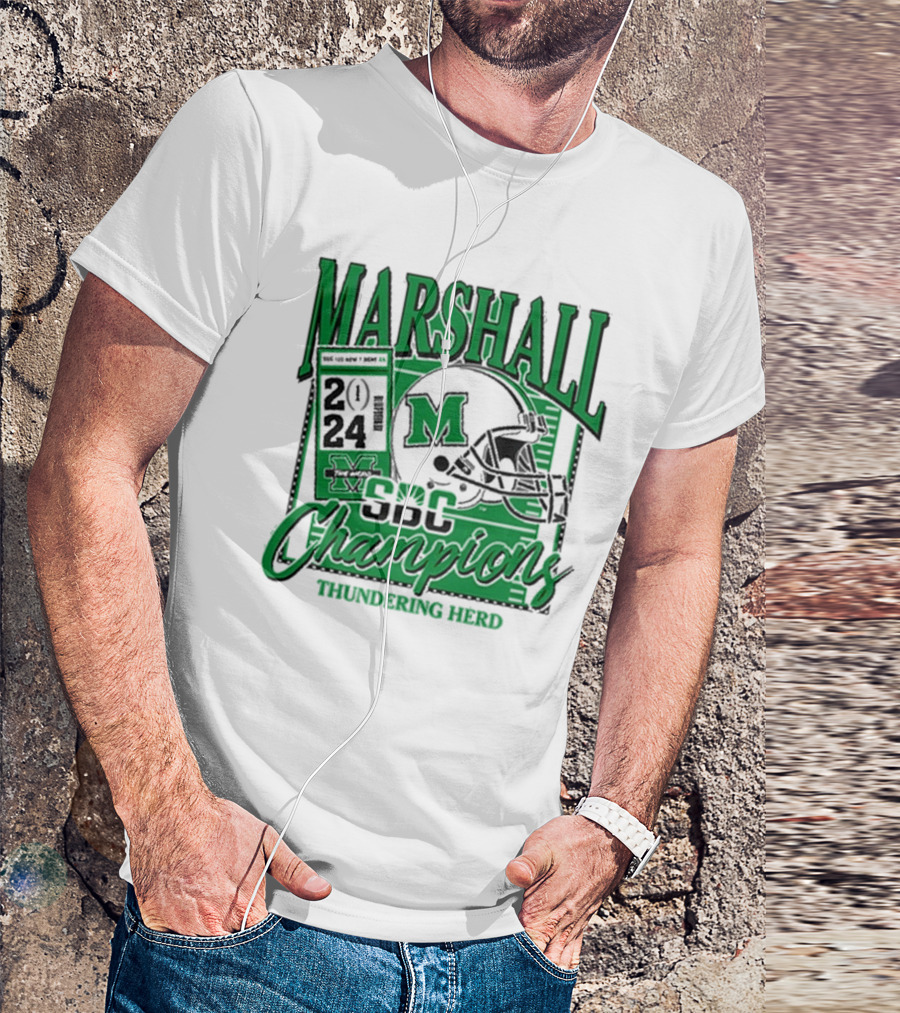 Marshall Thundering Herd 2024 SBC Champions T-Shirt