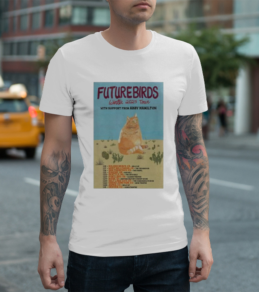 Futurebirds Winter 2025 Tour With Support From Abby Hamilton T-Shirt