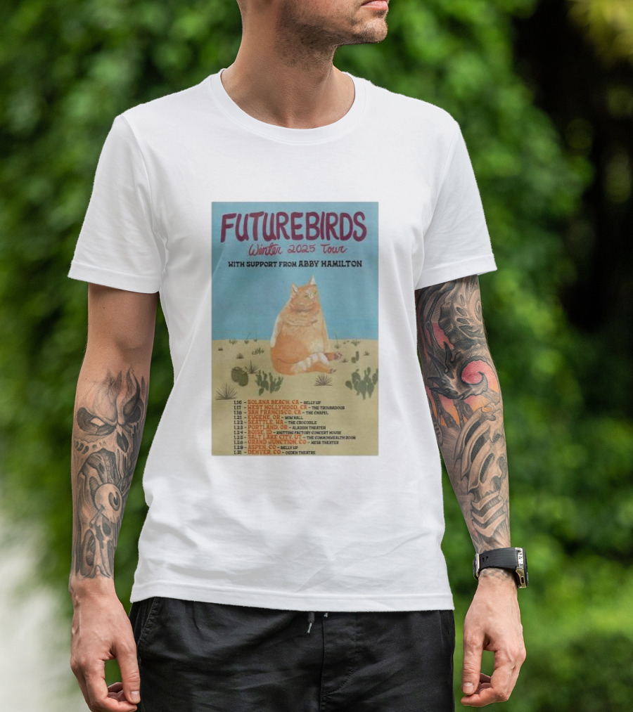 Futurebirds Winter 2025 Tour With Support From Abby Hamilton T-Shirt