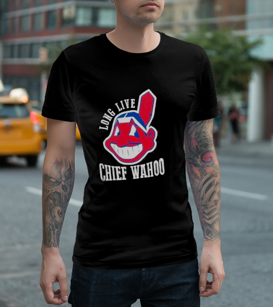 Long Live Chief Wahoo Cleveland Indians Vintage T-Shirt