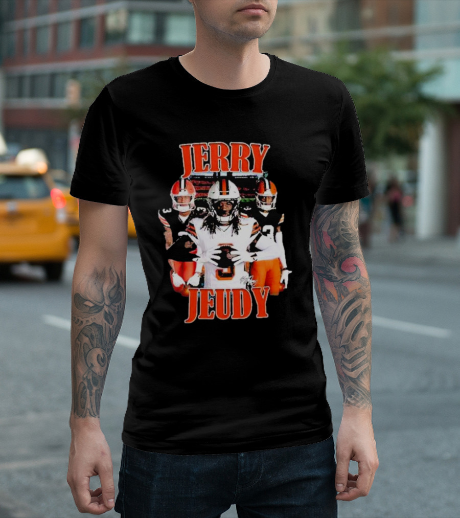 Jerry Jeudy Cleveland Browns Game Day Football Players T-Shirt