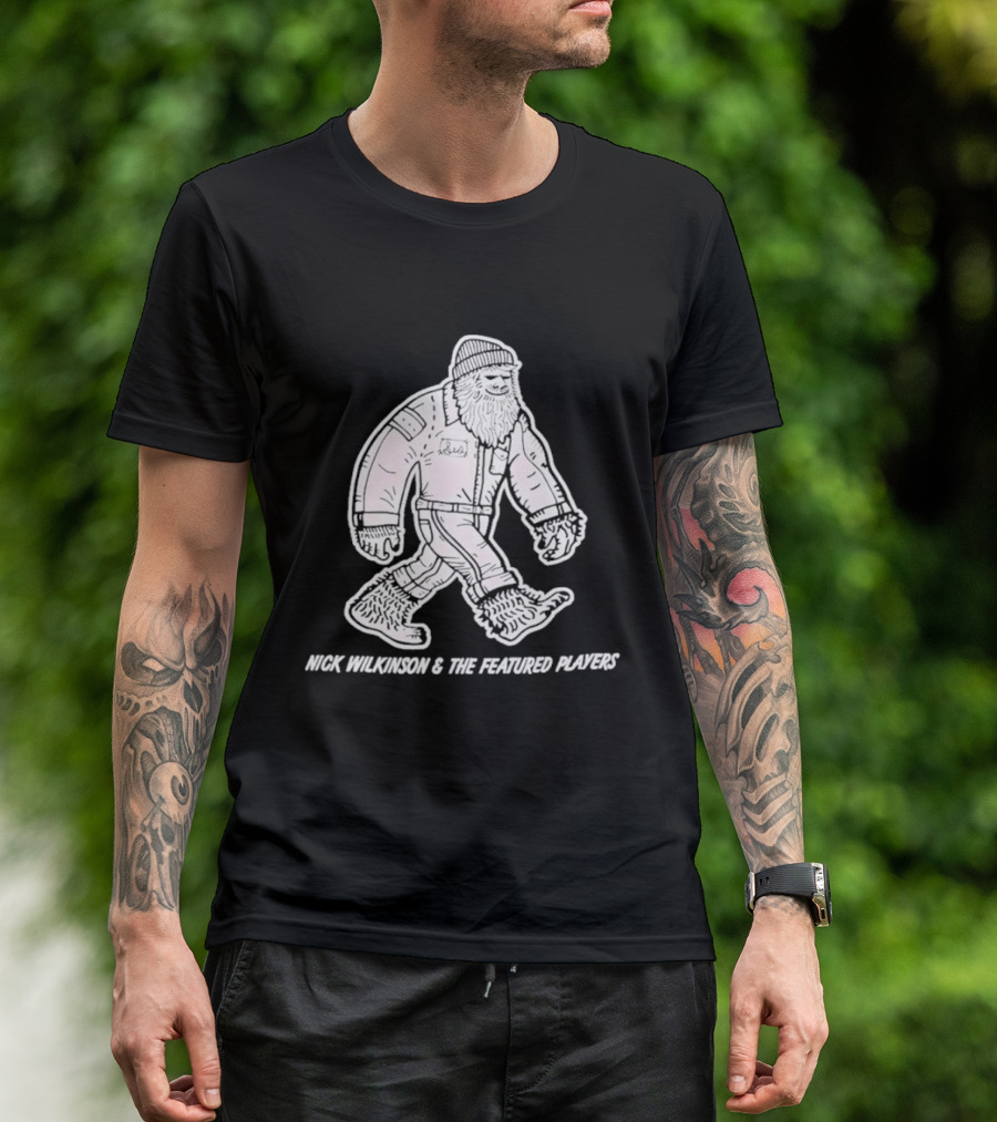 Nick Wilkinson And The Featured Players Bigfoot Lumberjack T-Shirt