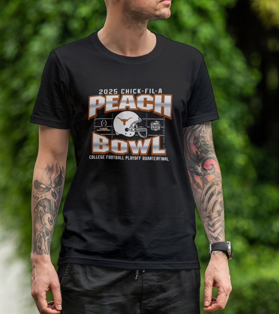 2025 Chick-fil-A Peach Bowl College Football Playoff Quarterfinal Texas Arizona T-Shirt