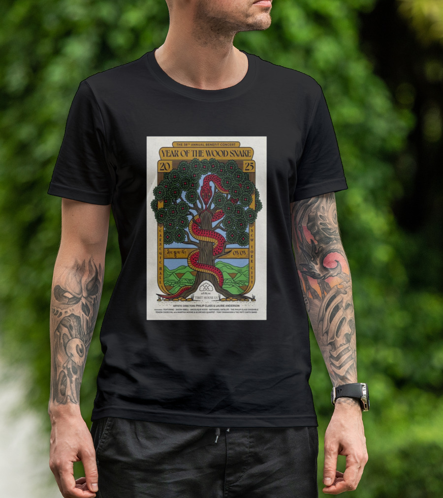 38th Annual Tibet House US Benefit Concert Year Of The Wood Snake March 3 2025 Carnegie Hall New York City T-Shirt