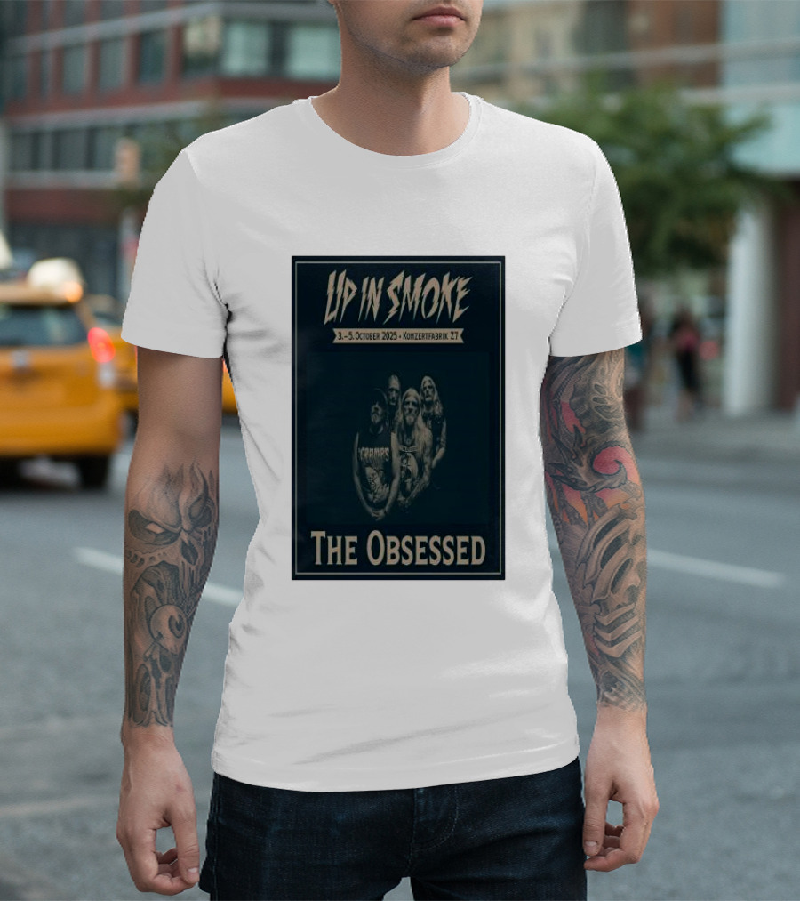 The Obsessed Up In Smoke 3-5 October 2025 Konzertfabrik Z7 T-Shirt
