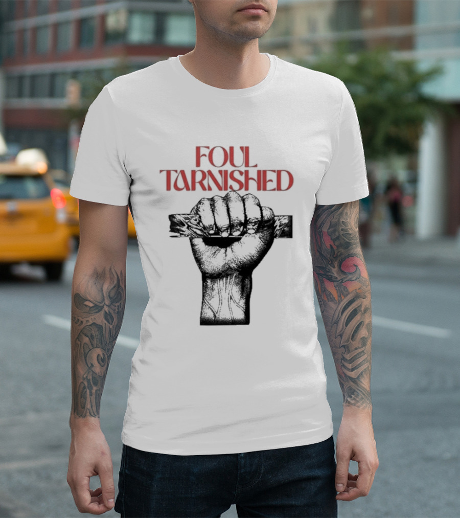 Foul Tarnished Raskolapparel Power Grip Print T-Shirt