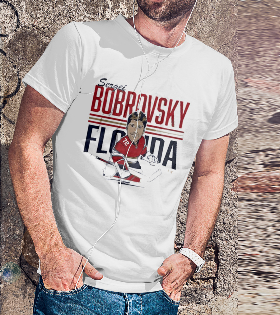 Sergei Bobrovsky Florida 72 Caricature T-Shirt