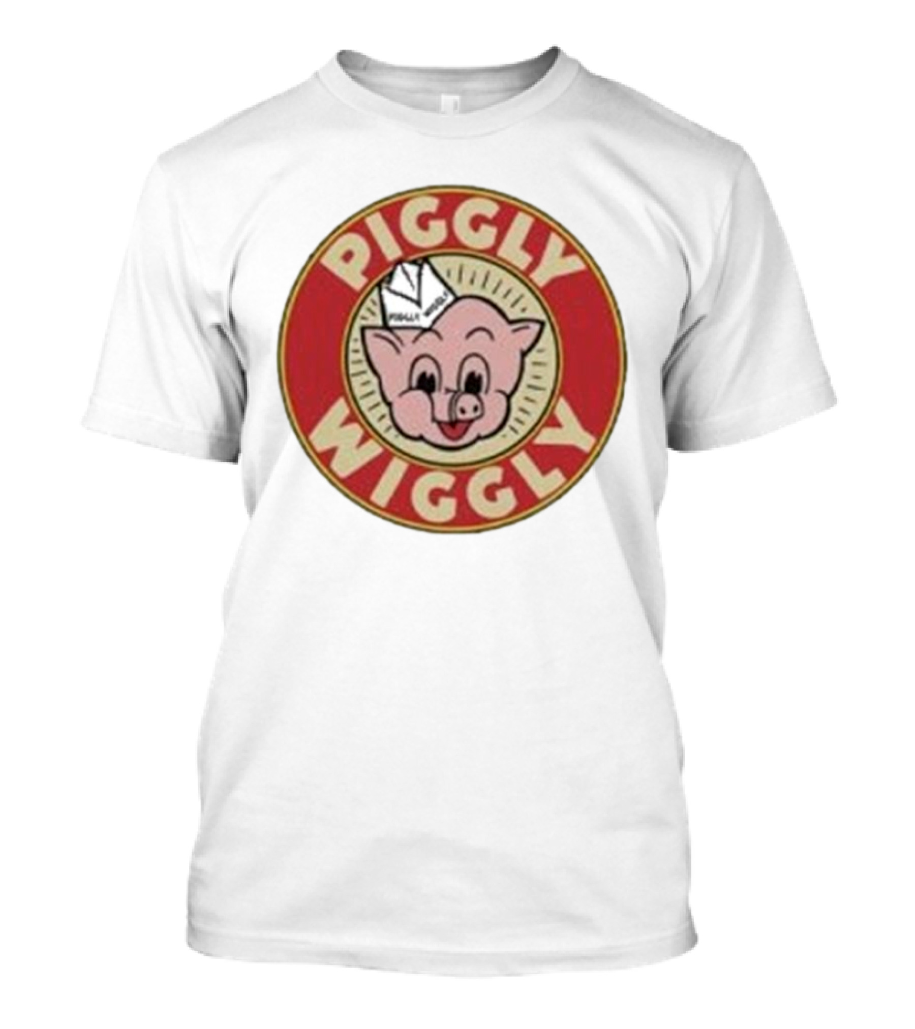 Piggly Wiggly Vintage Retro Logo Iconic Pig Image T-Shirt