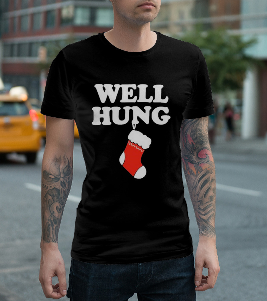 Danny Duncan Well Hung Holiday Stocking T-Shirt