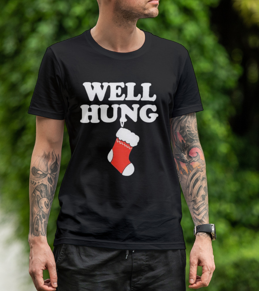 Danny Duncan Well Hung Holiday Stocking T-Shirt