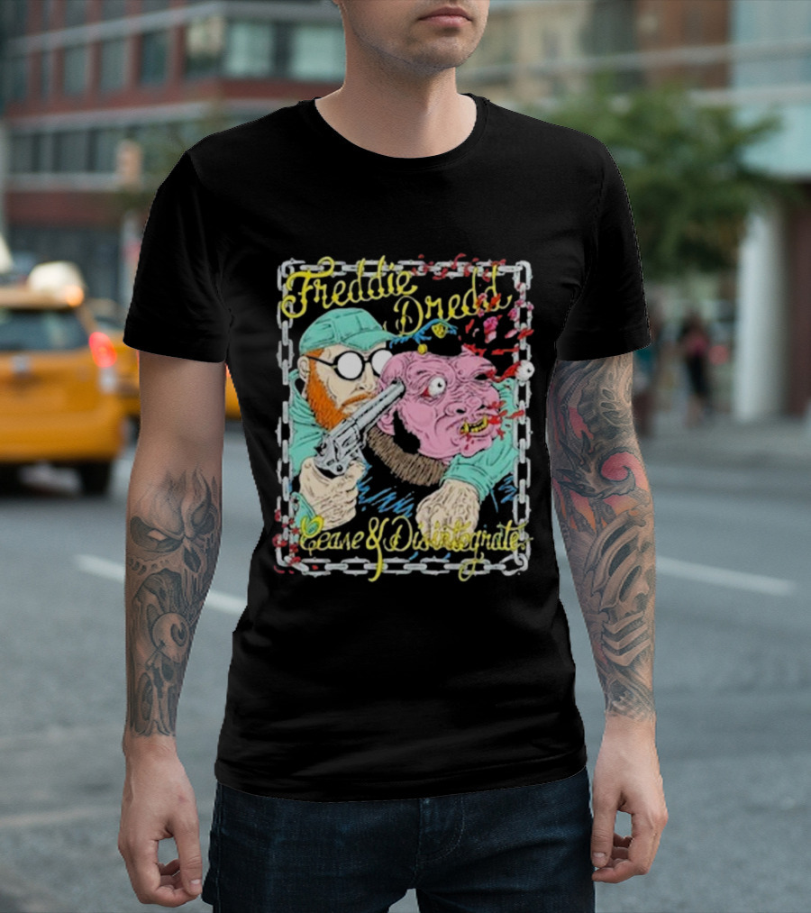 Freddie Dredd Cease and Disintegrate Piggy T-Shirt