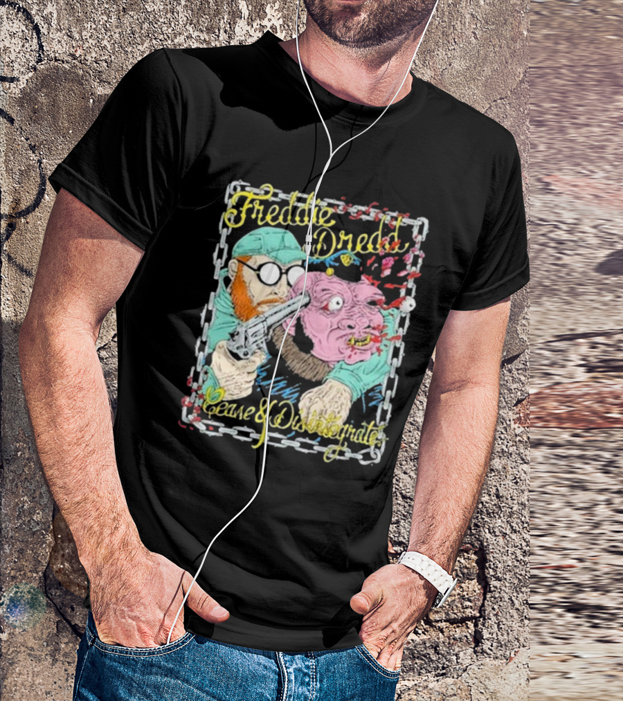 Freddie Dredd Cease And Disintegrate Piggy T-Shirt
