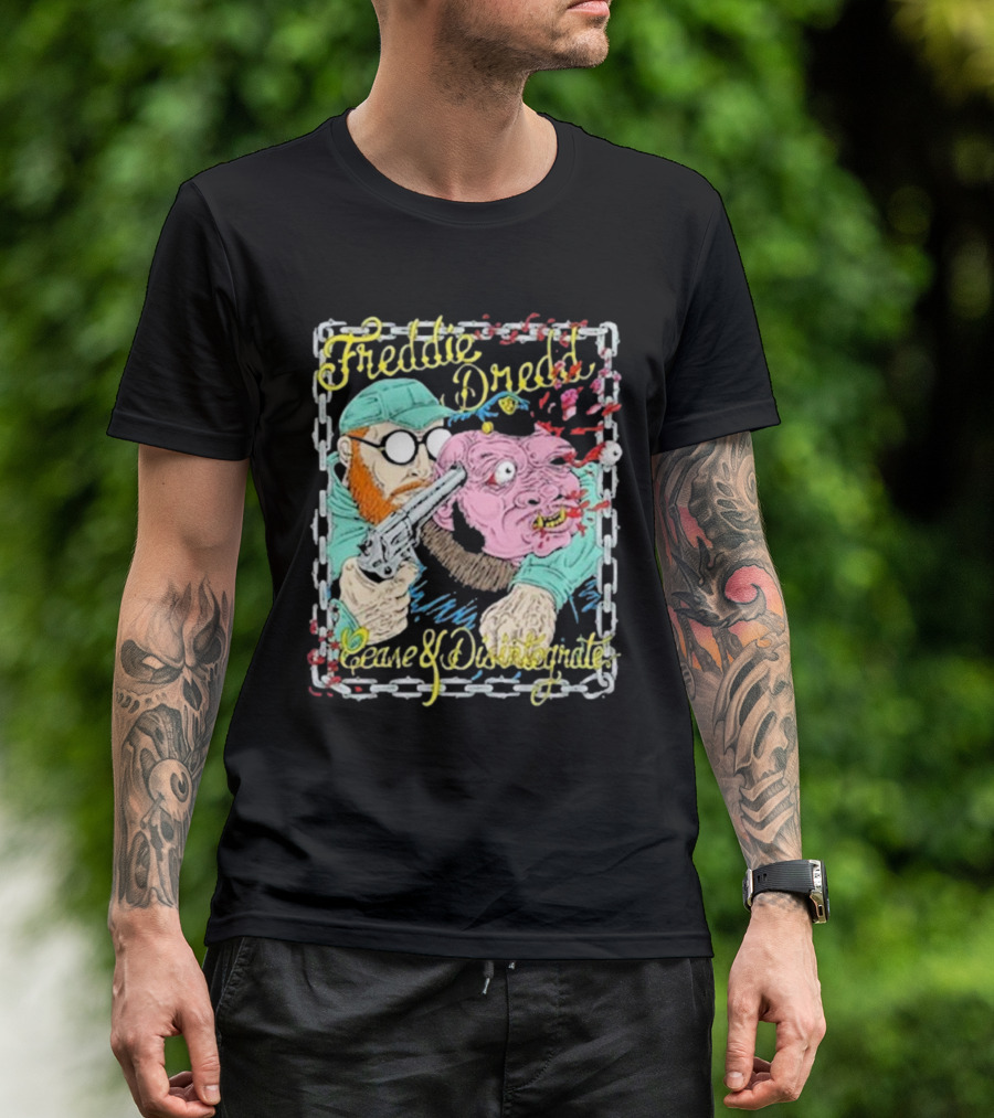 Freddie Dredd Cease And Disintegrate Piggy T-Shirt