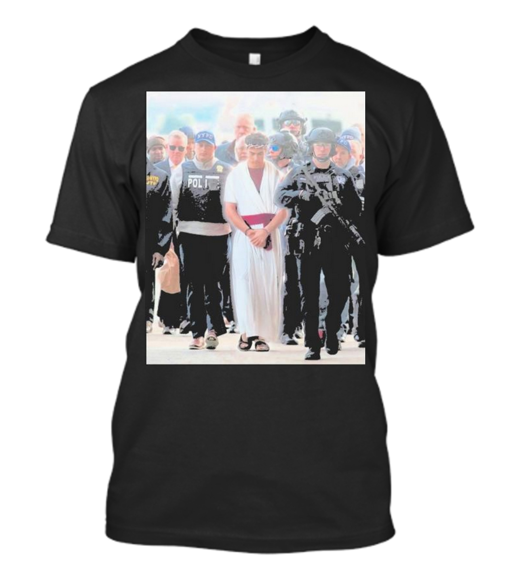 Luigi Mangione Christ Police Procession Iconic T-Shirt